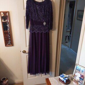 New with Tags Women's Size 12 Eggplant Dress